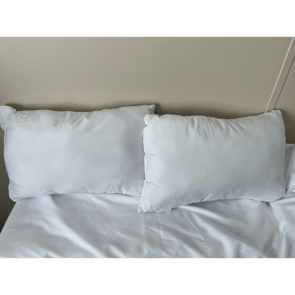 Intelligent Design Pillows White‎ with Floral Aqua and Yellow Embroidery - Picture 3 of 5